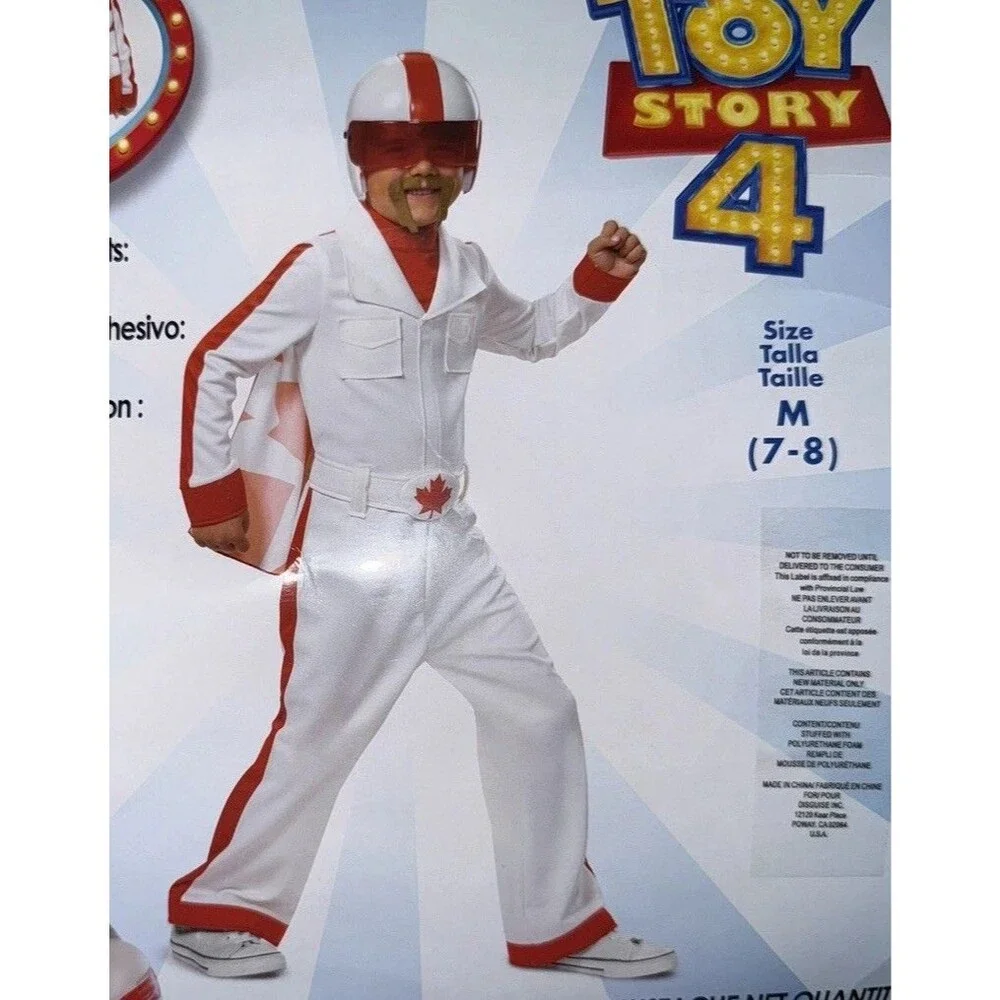 Disney Toy Story 4 Duke Caboom Costume Size 7-8 Years Brand New